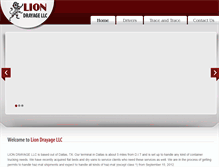 Tablet Screenshot of liondrayage.com